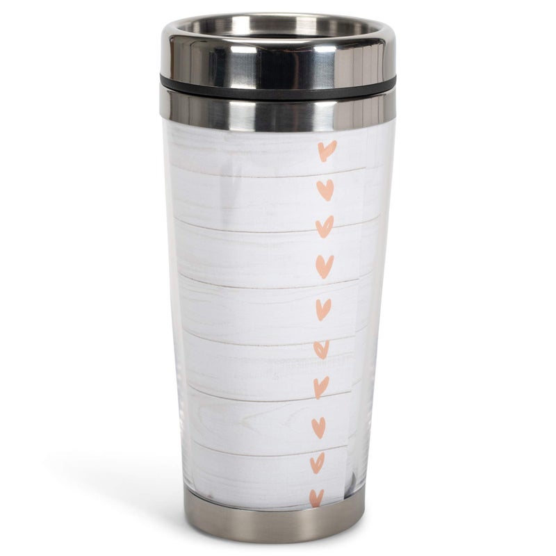 Dicksons with Jesus and Coffee She is Unstoppable 16 Ounce Stainless Steel Travel Tumbler Mug - Image 3